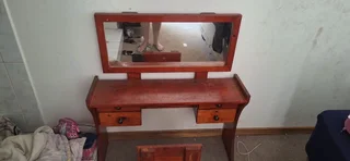 Wooden Vanity Set For Girl