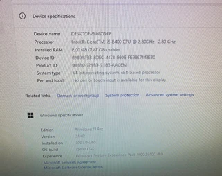 Mecer Mini Pc (i5 8th gen)