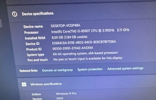 Lenovo ThinkCentre mini M920q (i5 8th gen)