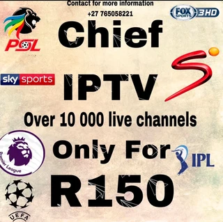 Chief IPTV Only From R150 (Get Access to Live Channels and Plenty More)