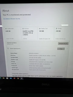 Dell Latitude E7270 2K Touchscreen (i5 6th Gen)