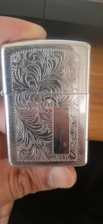 Zippo Venetian Silver Lighter