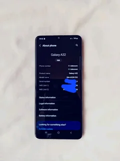 Samsung A32 fingerprint on screen
