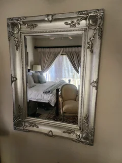 Beautiful Solid French Baroque Mirror
