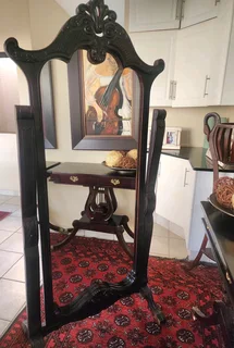 Beautiful Mid Century Cheval Mirror