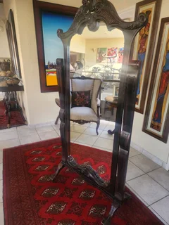 Beautiful Mid Century Cheval Mirror
