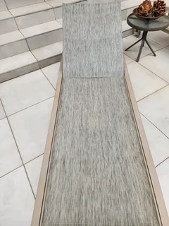 2x Jati & Kebon Pool Loungers & Table