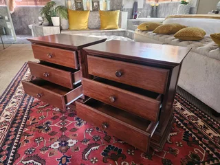 2x Wetherlys Solid Wood Pedestals