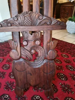 Beautiful Carved Wooden Sortran Easel