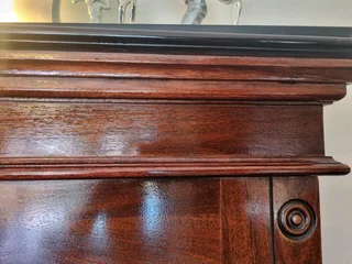 Solid Wood Wetherlys Lampung Double Cabinet