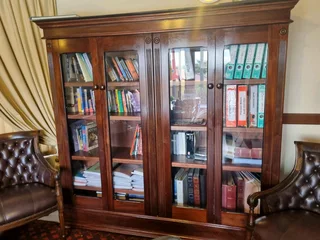 Solid Wood Wetherlys Lampung Double Cabinet