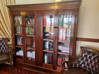 Solid Wood Wetherlys Lampung Double Cabinet