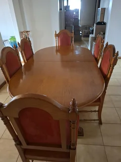 Grafton Everest solid oak dining room suite with side board