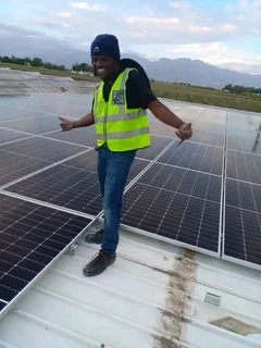 Solar panels installation
