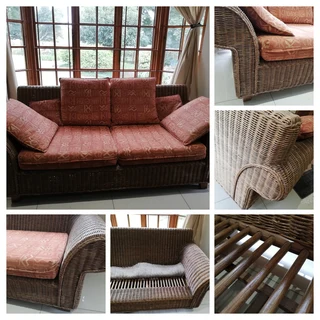 Genuine Wicker Couch