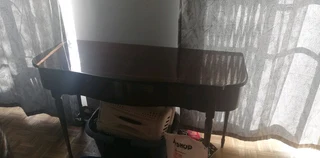 Antique Darkwood  Lightwood Server / Desk for Sale..