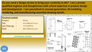2D&amp; 3D CAD DESIGN SERVICES/ MECHANICAL DESIGN AND DRAFTING SERVICES