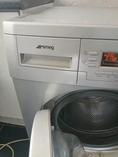 8kg Silver SMEG front loader