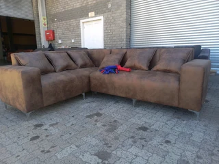 Leather Corner Couch