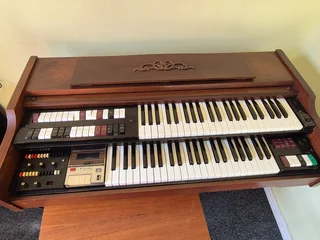 Vintage Organ With Cassette Player