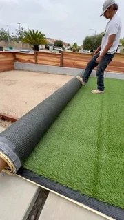 Keith artificial  turf installation