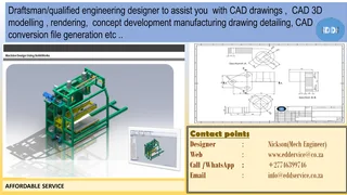 ENGINEERING DRAFTSMAN FREELANCER AVAILABLE