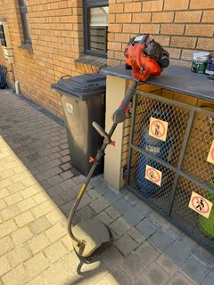 Petrol lawnmower and Edge Trimmer