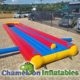 Approx 10m long double water slide