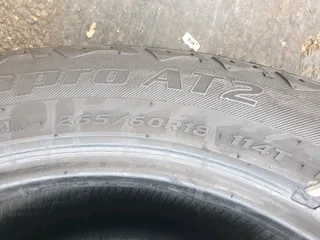 265 60 18.HANKOOK DYNAPRO AT2