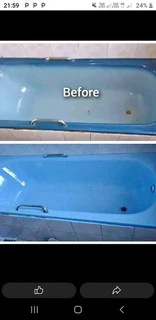 Bathtub re enameling