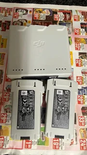 Dji mini 4pro hub and 2 batteries