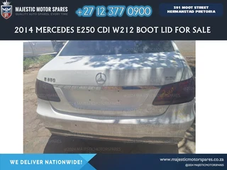 2014 Mercedes Benz E250 W212 Boot lid for Sale – Used