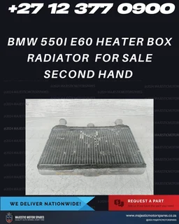 BMW 550i E60 Heater Box Radiator Quality Used BMW Replacement Part