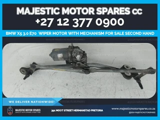 BMW x5 3.0 e70 wiper motor with mechanism for sale – second-hand wiper motor and mechanism BMW