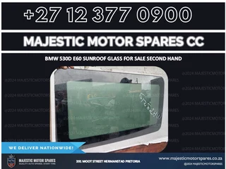 BMW 530d e60 sunroof glass for sale second hand