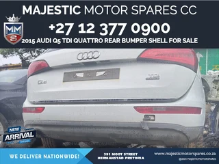 Audi q5 2015 tdi quattro rear bumper shell for sale