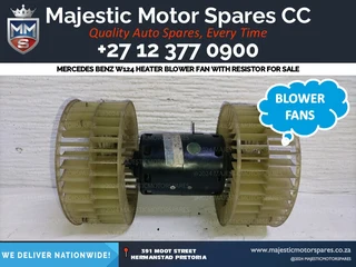 mercedes benz w124 heater blower fan with resistor for sale in south africa