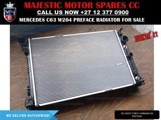 Mercedes-Benz C63 W204 Preface Radiator - Brand New for Sale