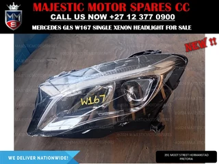 Mercedes-Benz GLS W167 Single Xenon Headlight - Brand New for Sale