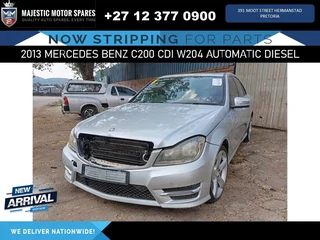2013 Mercedes Benz C200 CDI W204 Automatic Diesel - Stripping for Spares