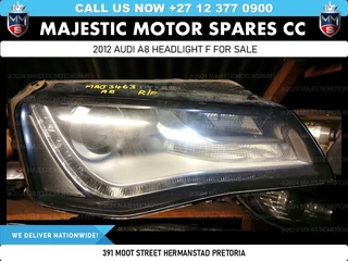 2012 Audi A8 Headlight used for Sale