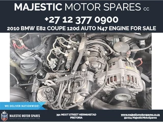 2010 BMW E82 120d N47 Diesel Engine for Sale