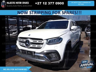 Stripping for Spares – 2018 Mercedes-Benz X250d 4Matic W470 4x2 Double Cab Auto Diesel