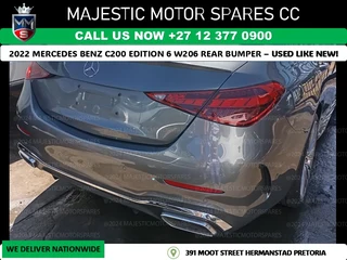 FOR SALE: 2022 Mercedes-Benz C200 Edition 6 W206 Rear Bumper – Used