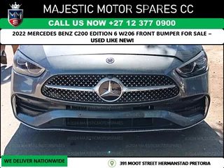 FOR SALE: 2022 Mercedes-Benz C200 Edition 6 W206 Front Bumper – Used