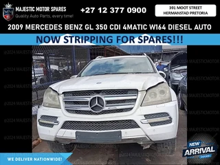 Stripping For Spares: 2009 Mercedes-benz Gl 350 Cdi 4matic (w164)