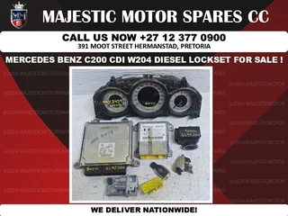 For Sale: Mercedes-Benz C200 CDI W204 Lockset - Complete (USED)