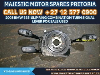 Bmw 335I slip ring turn signal lever for sale used