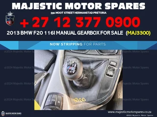 2013 Bmw 116i F20 manual gearbox for sale used