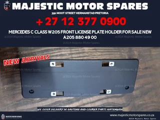 Mercedes Benz w205 c class license plate holder for sale NEW